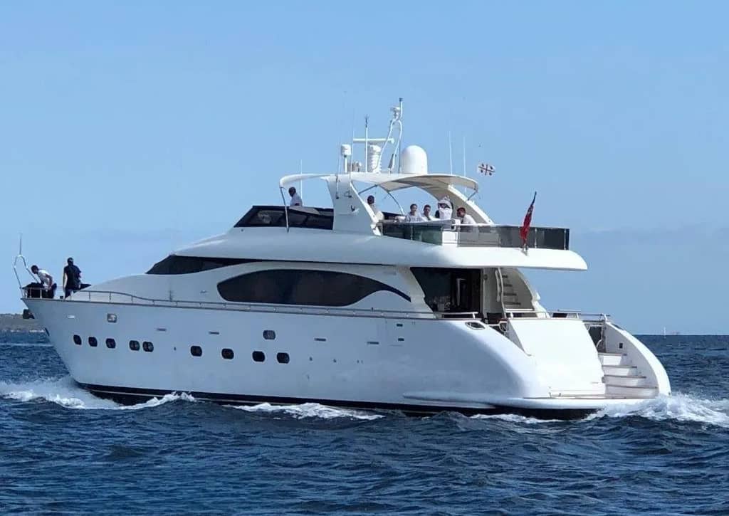 An image of Dubai yacht