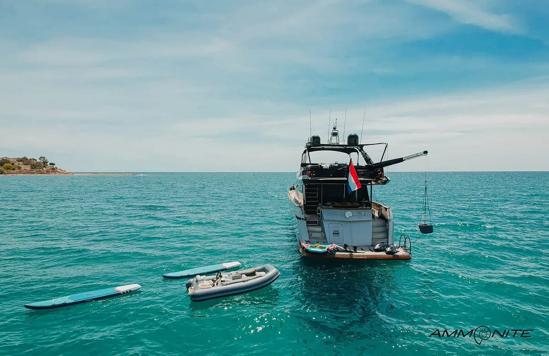 An image of Ammonite yacht