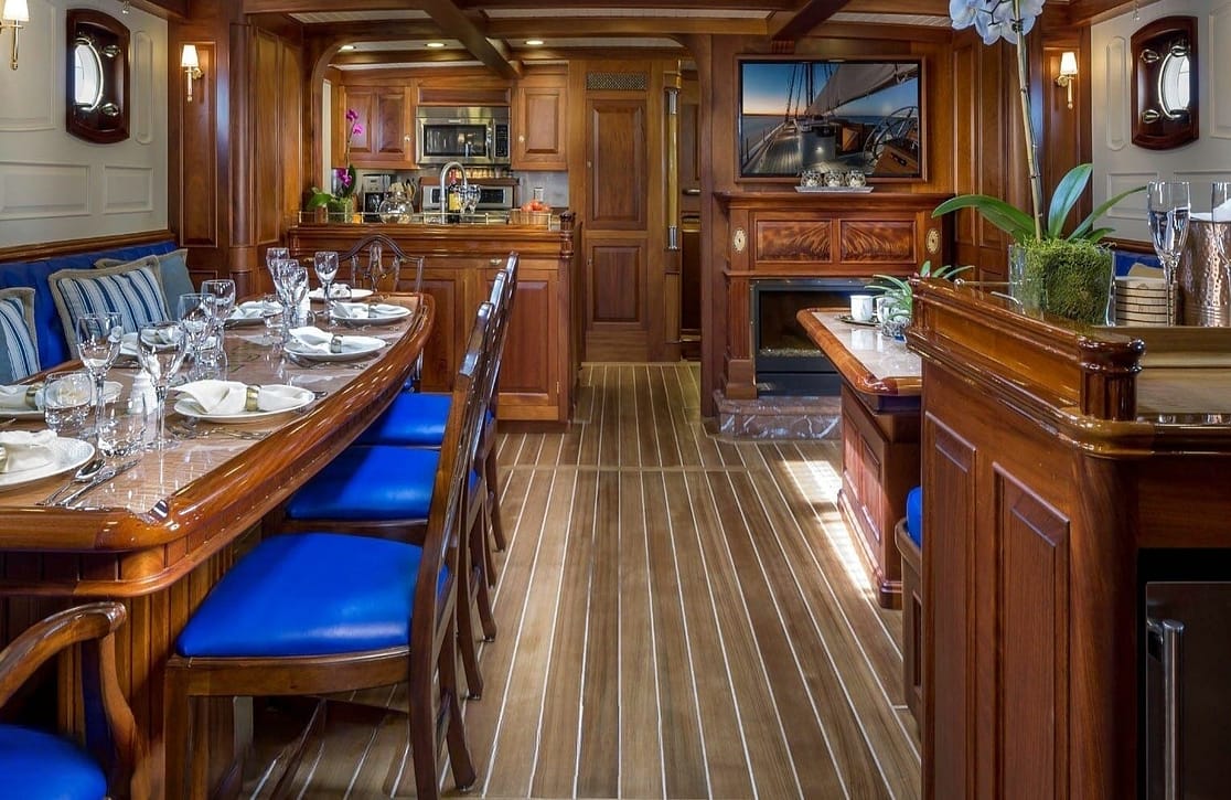 An image of Columbia yacht