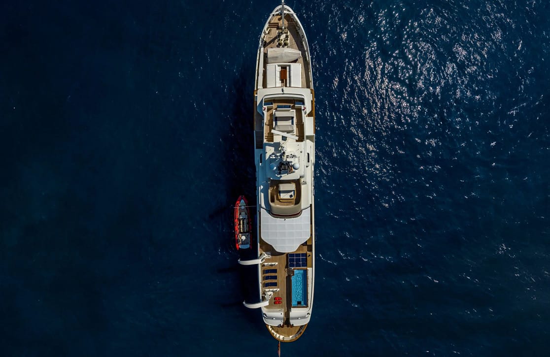 An image of Steel yacht