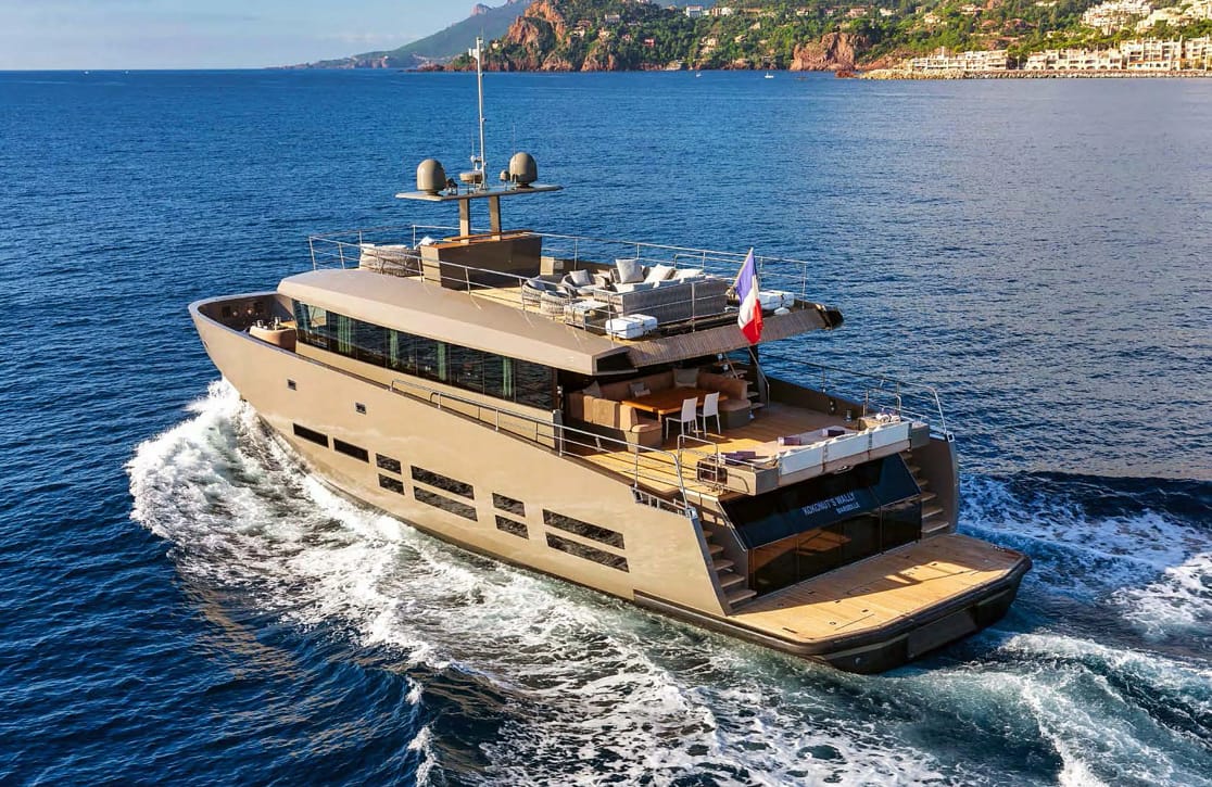 An image of Kokonut’s Wally yacht