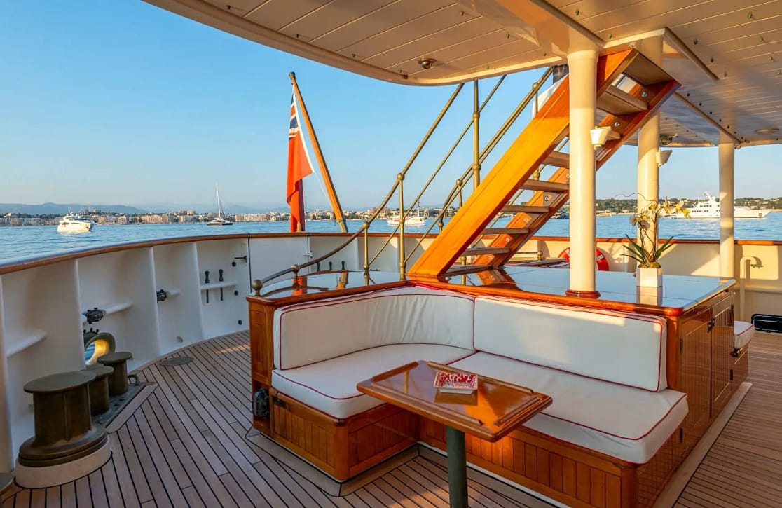 An image of Steel yacht