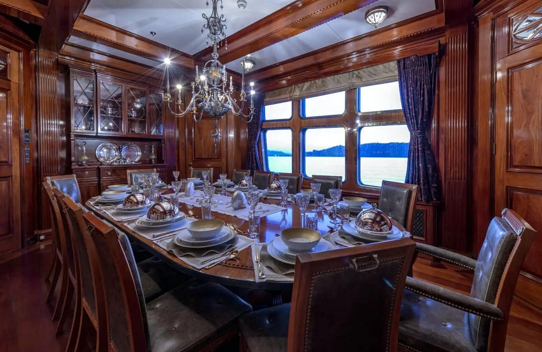 An image of Steel yacht
