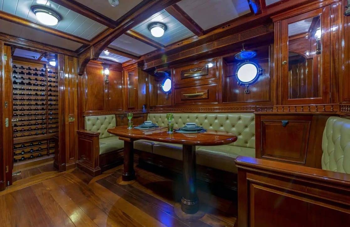 An image of Steel yacht