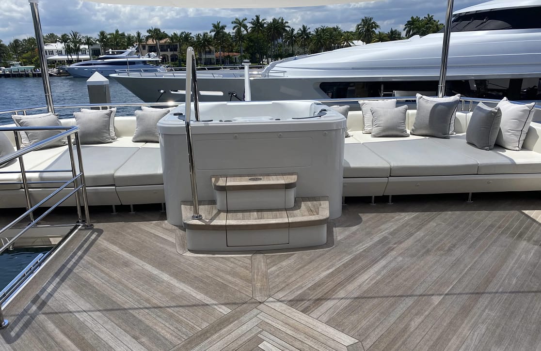 An image of Chillaxin’ yacht