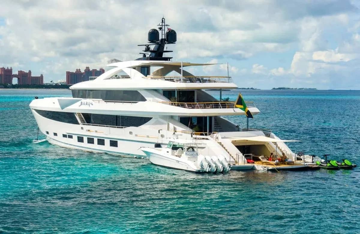 An image of Babas yacht