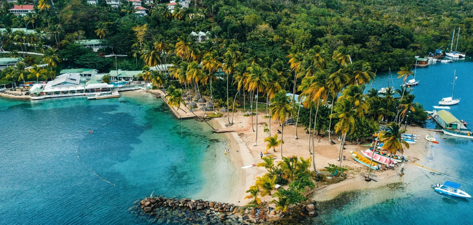 An image of the Caribbean