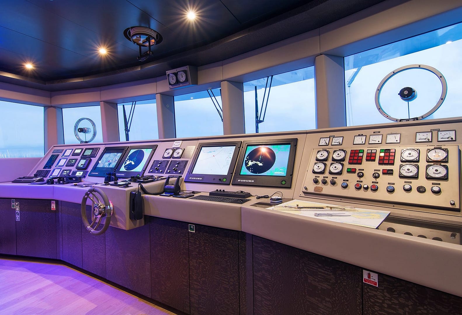 A preview of interior Bridge driving area