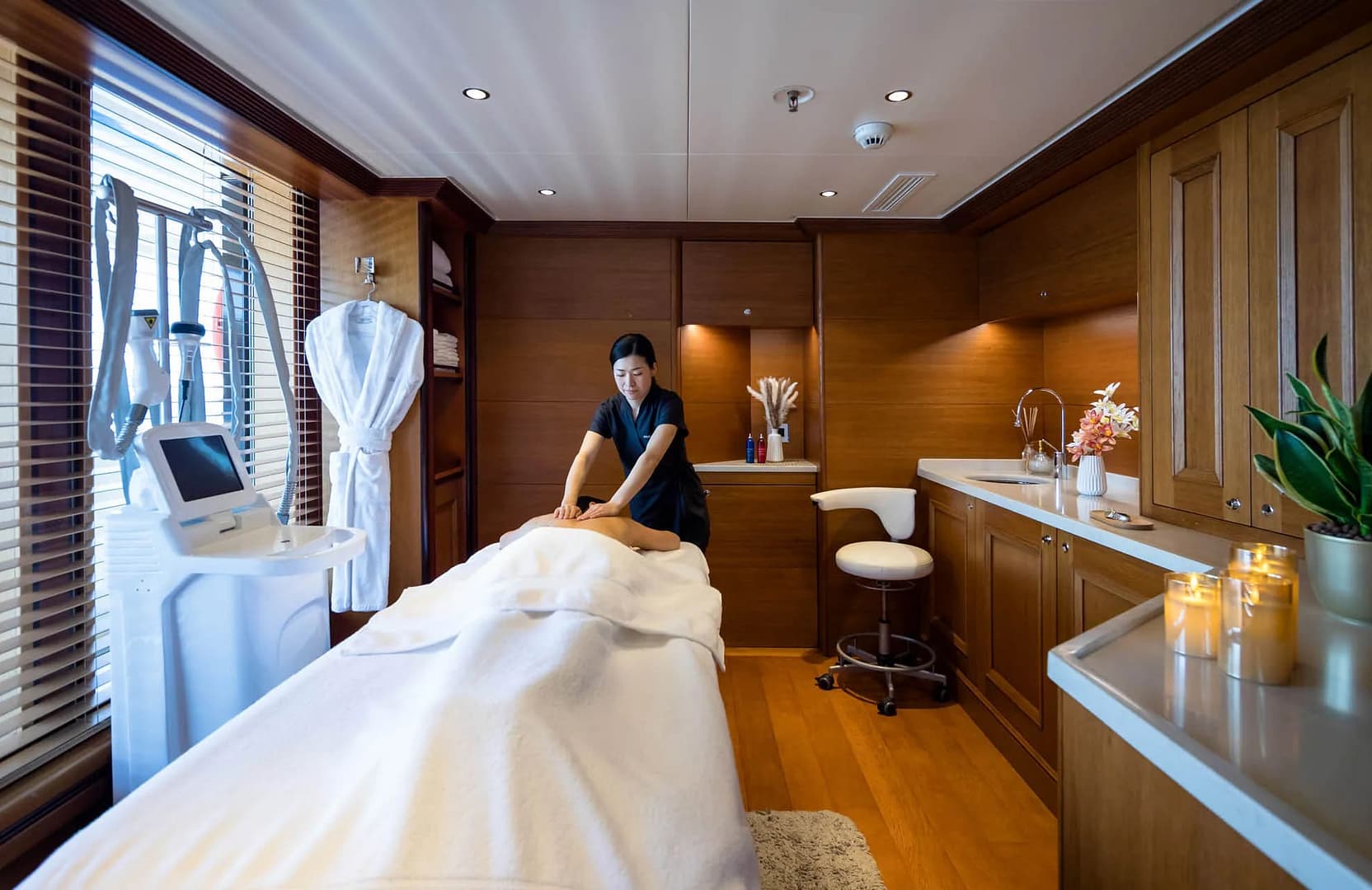 A preview of interior Spa massage room