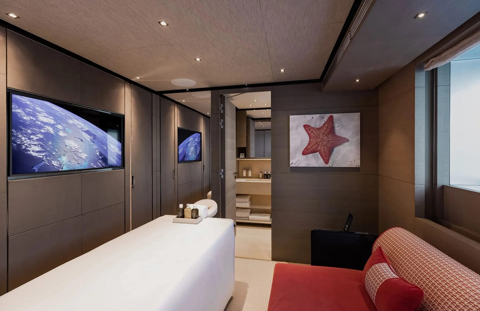 A preview of interior Spa massage room