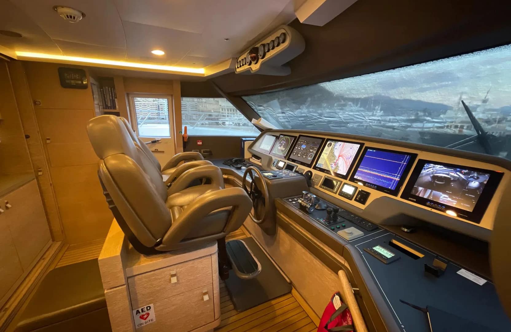 A preview of interior Bridge driving area