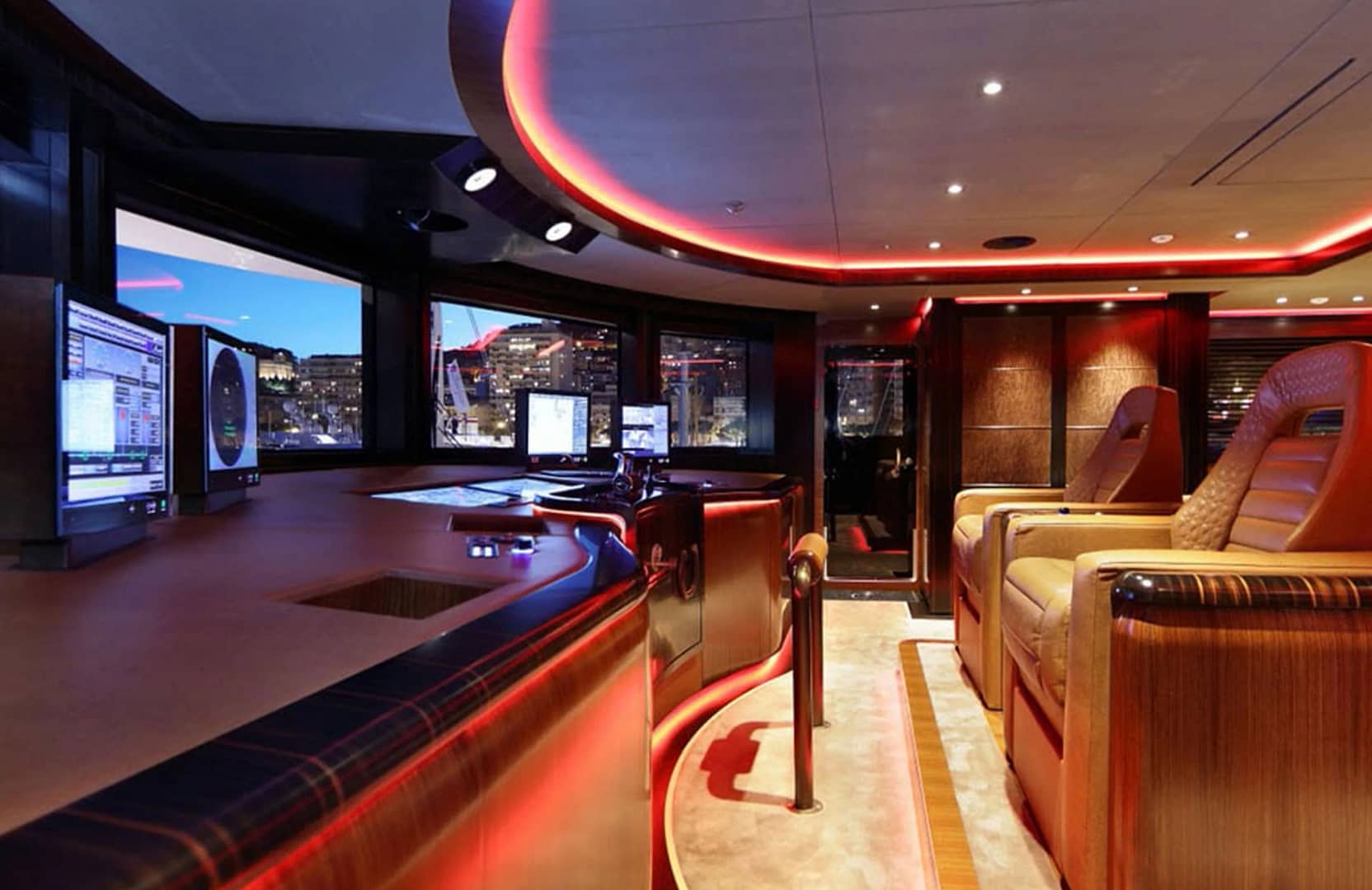 A preview of interior Bridge driving area