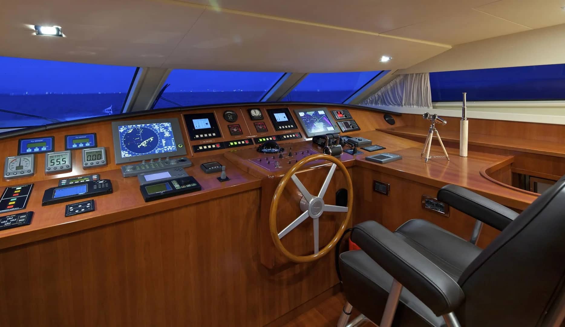 A preview of interior Bridge driving area