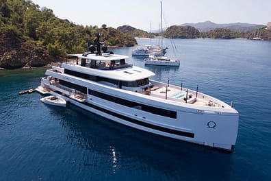 An image of Aquarius yacht