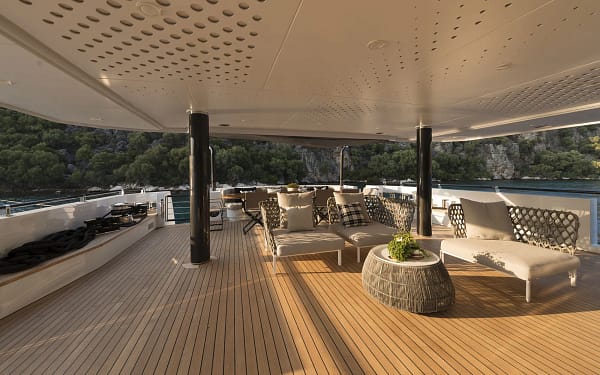 An image of Aquarius yacht