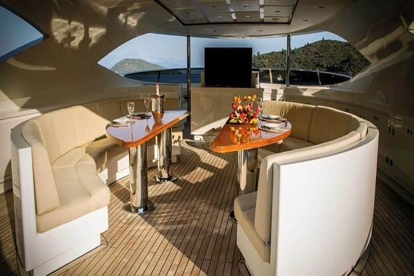 An image of Steel yacht